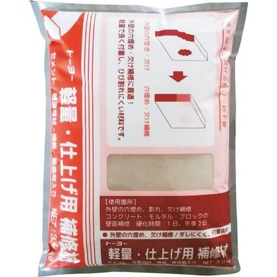 トーヨーマテラン MATERAN 軽量・仕上げ用補修材 3.0kg 5246 1セット(5袋) 428-9730（直送品）