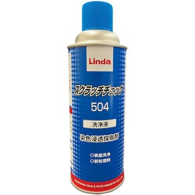 横浜油脂工業 Linda スクラッチチェック504洗浄液(420ml) 5108 1セット(10本) 528-1660（直送品）