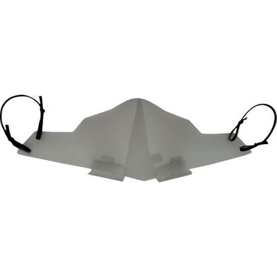 井口機工製作所 ISB まるみえマスク(半透明グレーLサイズ) FS-M-001GR-10 1式 323-2003（直送品）