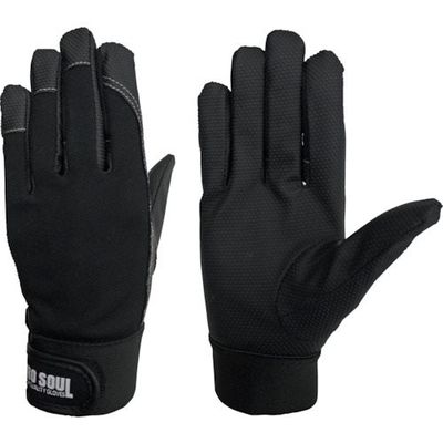 富士グローブ プロソウル PSー993 黒 L 7552 1セット(10双) 260-7510（直送品）