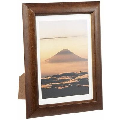 富士フイルム フジカラー デジフォトフレームD3 ハガキ(A6)・L ブラウン D3KGL BR 1枚 540-4555（直送品）