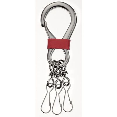 大一鋼業 MARKEY カラビナキーホルダー CK-5 1セット(10個:1個×10袋) 509-4377（直送品）