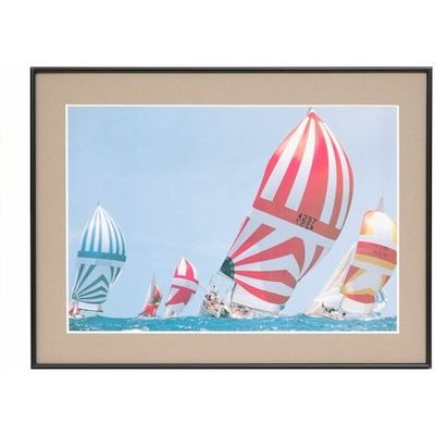 富士フイルム フジカラー フォトフレームA105A ブラック ワイド4切 A105A W4BK 1枚 563-0243（直送品）