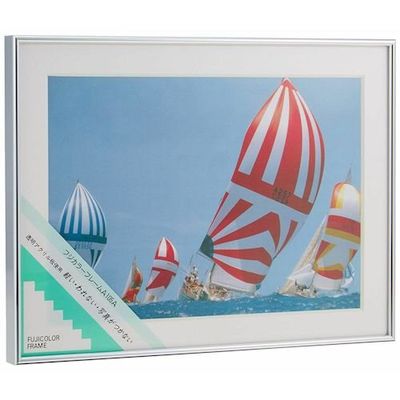 富士フイルム フジカラー フォトフレームA105A シルバー A4 A105A A4SL 1枚 563-0248（直送品）