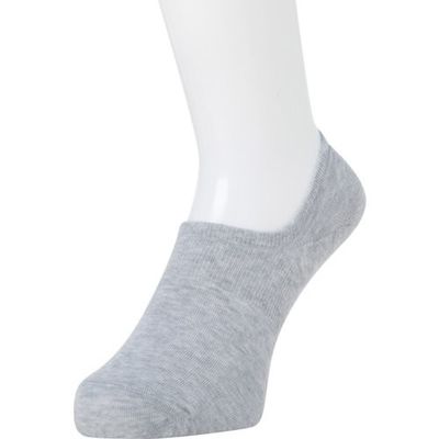 岡本 オカモト ココピタ無地スニーカー丈23ー25グレー 430-429E-24-50 1足 507-7850（直送品）