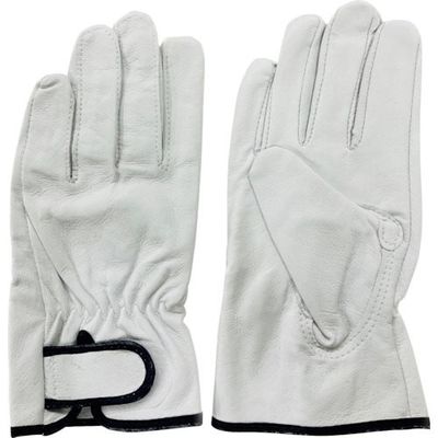 南村製作所 ラッキーワーカー 豚革クレストマジック 806 M 白 806-M 1双 494-5798（直送品）