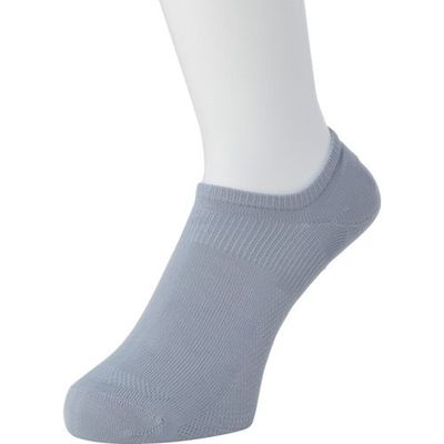 岡本 オカモト ココピタさらっと実感無地スニーカー丈25ー27グレー 470-511B-26-50 1足 507-7808（直送品）