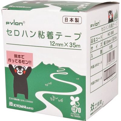 共和 セロハン粘着テープ 12mm×35m 透明 1巻 HC-080 109-7354（直送品）