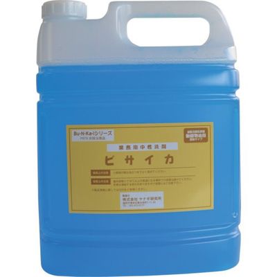 ヤナギ研究所 動植物油用中性洗剤 ビサイカ 5L BS-10-5L 1本 857-2586（直送品）