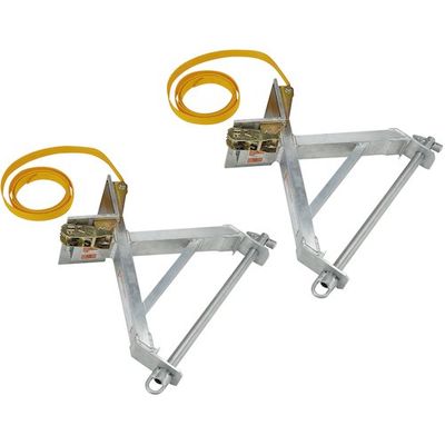 ピカコーポレイション PiCa はしご取付金具 イージークライマー LHS-36A 1セット(2台) 381-1074（直送品）