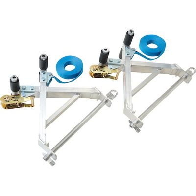 ピカコーポレイション PiCa はしご取付金具 イージークライマー LHZ-36 1セット(2台) 381-2690（直送品）