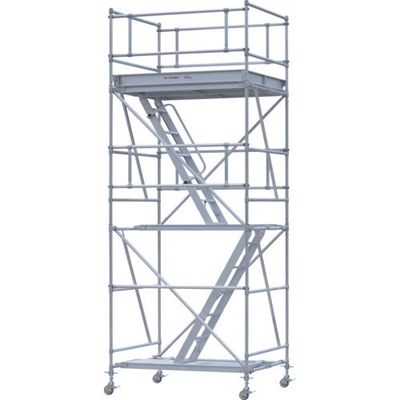 ピカコーポレイション PiCa パイプ製足場PSW型キャスター付き 1段 PSW-15018-1BB 1セット 671-1475（直送品）