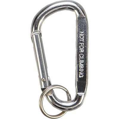 アイテック 光 カラビナ シルバー 60mm KRA-602 1個 820-1604（直送品）