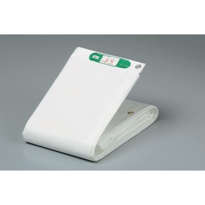 萩原工業 萩原 ターピー PE防炎シート ホワイト 3.6m×5.4m PEBO-D3654 1枚(1個) 868-4478（直送品）