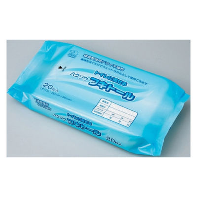 ハクゾウメディカル トイレに流せるハクゾウフキトール 3394071 1個(20枚入)（直送品）