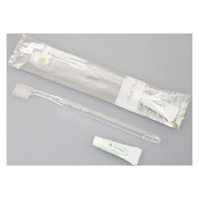 ダイト ホテルアメニティ ハブラシ(クレール28穴) 5gラミネート クリア カラットシリーズ 00475453 1ケース(250点×8))（直送品）