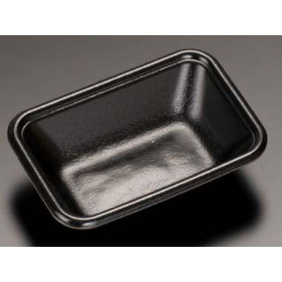 リスパック 発泡トレー J-15-10F 黒 FLFG025 1ケース(100点×32))（直送品）