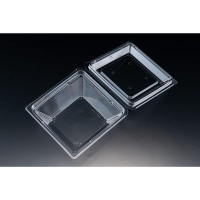 リスパック サラダ容器 バイオカップ プリズムシェル 15-45 穴4H PABM131 1パック(50点)（直送品）