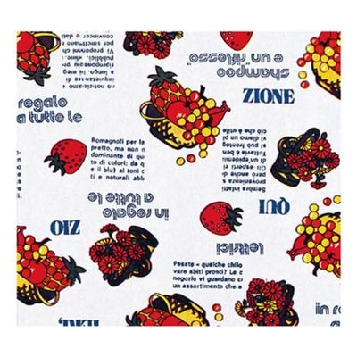 ベルベ 542 包装紙 ゴールデンフルーツ 00769241 1ケース(100点×5))（直送品）