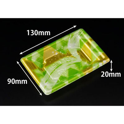 リスパック 寿司容器 万角13-9B みぎわ緑 RSAK004 1ケース(50点×40))（直送品）