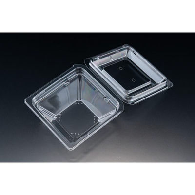 リスパック サラダ容器 バイオカップ プリズムシェル 11-43 穴2H PABM101 1ケース(50点×15))（直送品）