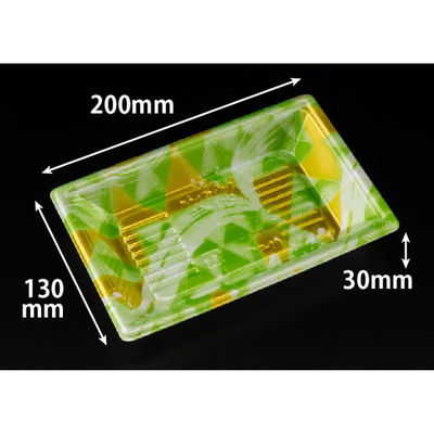 リスパック 寿司容器 新万角20-13F みぎわ緑 RSAK304 1ケース(50点×20))（直送品）
