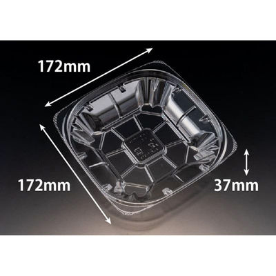 リスパック サラダ容器 バイオ ハクリア 17-37B PBPP320 1パック(50点)（直送品）