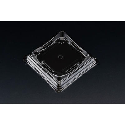 リスパック デザートカップ バイオカップ キューブルック 11 黒 PABK143 1ケース(50点×18))（直送品）