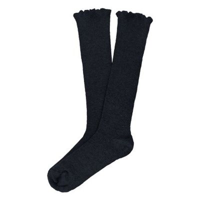 日本エンゼル 超のびのびくつ下ハイソックスタイプ ブラック R-991(24-26CM) R-991 1足（直送品）