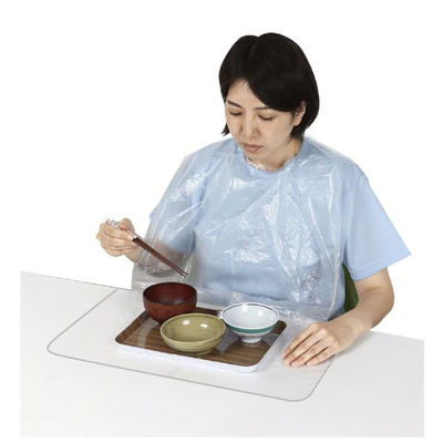 アーテック 【介護/医療】食事用エプロン ポケット付使い捨て食事用エプロン100枚入 051958 1ケース(1点×10))（直送品）