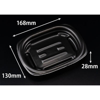 リスパック 軽食容器 ホット こんもり 17-13B 黒 RLFK261 1パック(50点)（直送品）