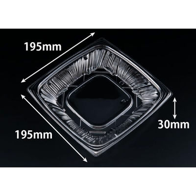 リスパック サラダ容器 バイオ ナチュール 19-30B PBPS410 1パック(50点)（直送品）