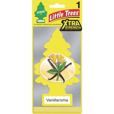 カーフレッシュ社 リトルツリーズ LT Xーtra Strength 1P ー Vanillaroma(ヴァニラロマ) LT401 1枚（直送品）