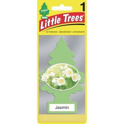 カーフレッシュ社 リトルツリーズ LT エアーフレッシュナー 1P ー Jasmin(ジャスミン) LT026 1枚 671-4662（直送品）