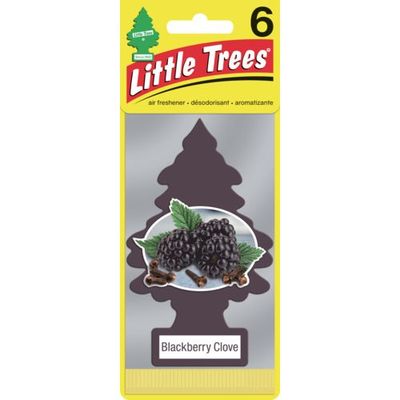 リトルツリーズ LT エアーフレッシュナー 6P ー Blackberry Clove(ブラックベリークローブ) LT652（直送品）