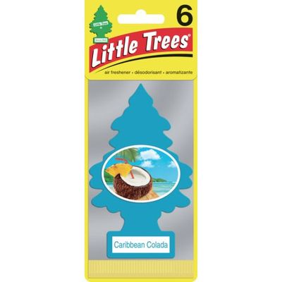 リトルツリーズ LT エアーフレッシュナー 6P ー Caribbean Colada(カリビアンコラーダ) LT653 1パック(6枚)（直送品）