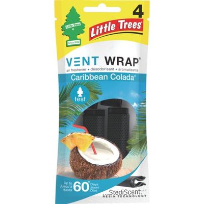 カーフレッシュ社 リトルツリーズ LT Vent Wrap ー Caribbean Colada(カリビアンコラーダ) LT501 1個（直送品）