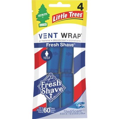 カーフレッシュ社 リトルツリーズ LT Vent Wrap ー Fresh Shave(フレッシュシェイブ) LT504 1個（直送品）