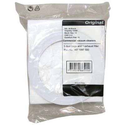 ニルフィスクアドバンス ニルフィスク ペーパーバッグ 10L(5枚入) 1471097500 1袋(5枚) 187-1160（直送品）