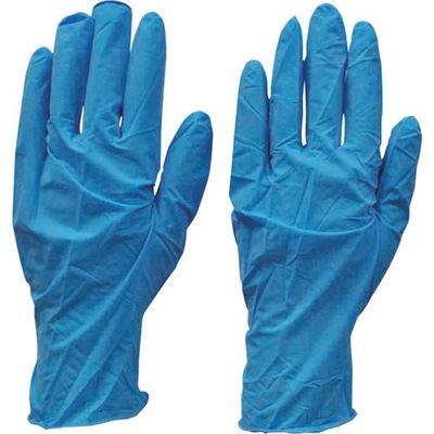 ダンロップホームプロダクツ ダンロップ 粉なしニトリル極うす手袋100枚入BR1000 M ブルー 5807 1箱(100枚)（直送品）