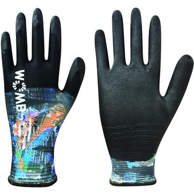 東和コーポレーション トワロン 水性ポリウレタン背抜き手袋 WOMBーMF2 Collage L 742-L 1双 574-1490（直送品）