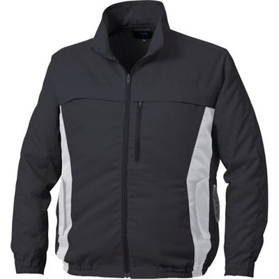 空調服 長袖ブルゾン(エプロン付き) チャコールグレー 5L KU92340K70S7 1着 520-9580（直送品）