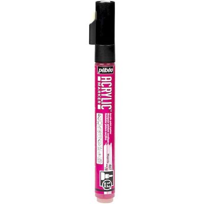 ペベオ・ジャポン ペベオ アクリリックマーカー 1.2mm 細ラウンド マゼンタ 205707 1本 546-3401（直送品）