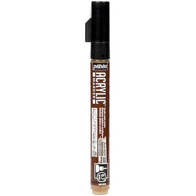 ペベオ・ジャポン ペベオ アクリリックマーカー 0.7mm 極細ラウンド バーントシェンナ 205633 1本 546-3391（直送品）