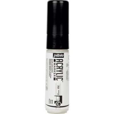 ペベオ・ジャポン ペベオ アクリリックマーカー 「5ー15mm」チズルフラットホワイト 201701 1本 546-3372（直送品）