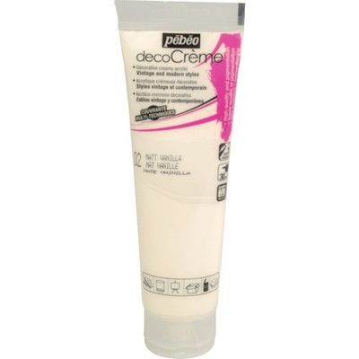 ペベオ・ジャポン Pebeo デコクリーム 120mlマット バニラ 089002 1本 555-9420（直送品）