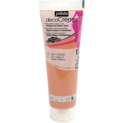 ペベオ・ジャポン Pebeo デコクリーム 120mlマット シナモン 089037 1本 555-9433（直送品）