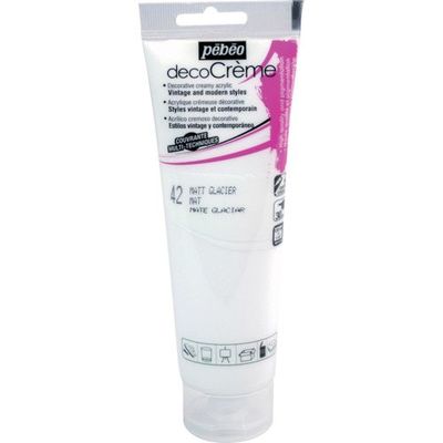 ペベオ・ジャポン Pebeo デコクリーム 120mlマット グレイシャー 089042 1本 555-9429（直送品）