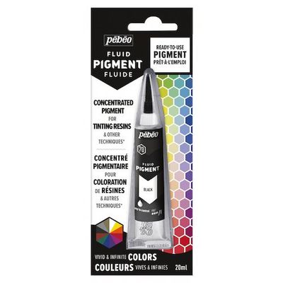 ペベオ・ジャポン Pebeo 【油性リキッド顔料】 フルイドピグメント20ml ブラック 650670 1個 556-1065（直送品）