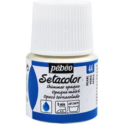 ペベオ・ジャポン ペベオ 布用水性アクリル絵具セタカラーシマー 45ml パール 295044 1本 575-8760（直送品）